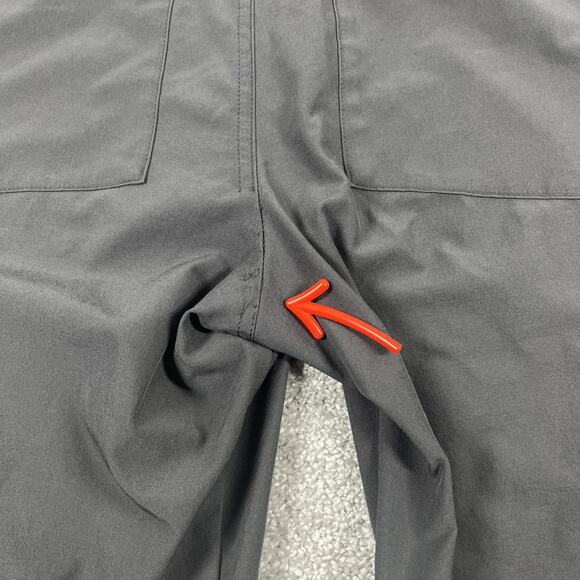 Patagonia Hiking Pants Womens 12 Happy Hike Cropped Stretchy Zip Pocket - Picture 7 of 11